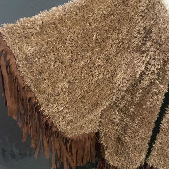 Astars Chalet Grande Poncho cardigan Fringe Rodeo Ready o/s - Picture 8 of 8